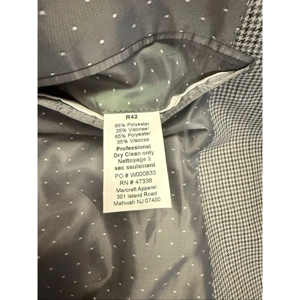Tommy Hilfiger Micro Houndstooth 2-Button Sport Coat 42R